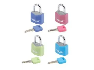 Hangslot MasterLock 4 assorti alu 20mm - 1