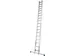 Échelle à corde 2x18 échelons lisse L 5 2-9 1m 2parties alu