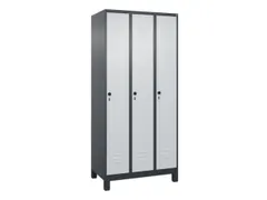locker voor scheiding van kleding,HxBxD 1950x900x500mm,3vak