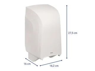 Toiletpapierdispenser MAULcare voor 2 rollen Wit - 2
