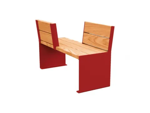 zitbank,B 1200mm,3latten,hout-zitting licht eikenhout,zitting H 450mm