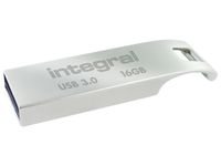 Metalen ARC USB-Stick 3.0, 16GB, Zilver