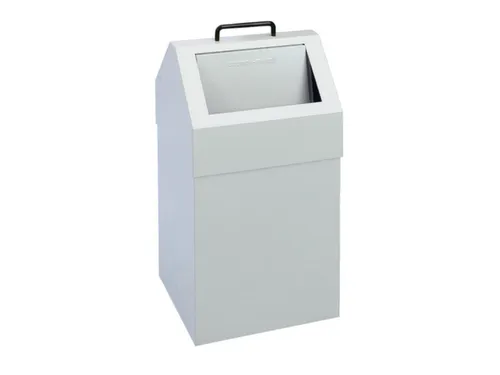 Afvalverzamelaar Vuurremmend 45 Liter 640X330X310Mm Grijs