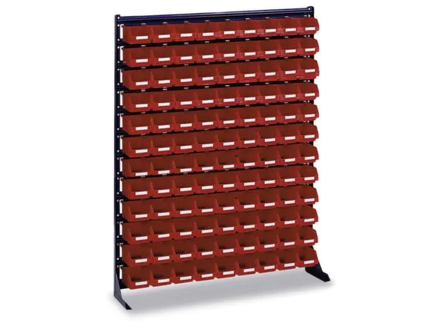 Magazijnstelling Hxbxd 1320x1020x200mm 108zichtbakken