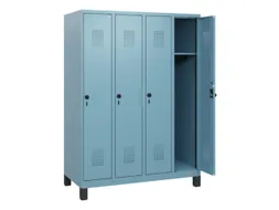 schoollocker,HxBxD 1630x1200x500mm,4vak,vak B 300mm,draaigrendel