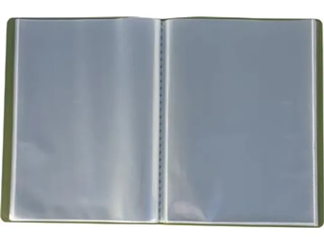 protège-documents Nature ft A4, en PP, 50 pochettes, vert kaki