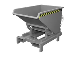 Zwaarlast-kiepbak,HxLxB 970x1260x805mm,0,3m³,draagverm. 4000kg,RAL700
