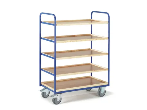 etagewagen,draagverm. 250kg,5etage(s),laadvl. LxB 775x475mm,MDFetage
