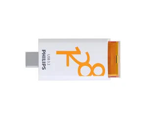 USB stick 3.2 Philips Click USB-C 128GB oranje - 5