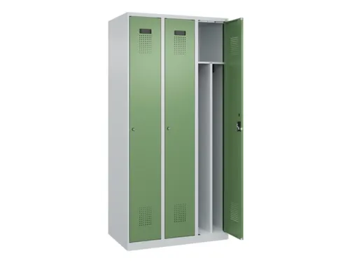 locker voor scheiding van kleding,HxBxD 1850x900x500mm,3vak