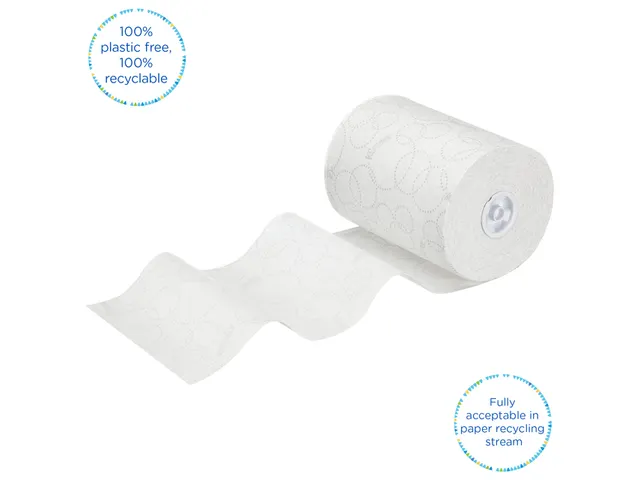 Handdoekrol Kleenex Ultra Slimroll 2-laags 100m wit 6781