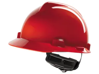 MSA V-Gard veiligheidshelm met Fas-Trac III binnenwerk Rood - 1