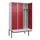 locker met bank,voor scheiding van kleding,HxBxD 2120x1200x815mm,3vak