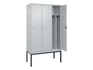 locker voor scheiding van kleding,HxBxD 2120x1200x500mm,3vak - 2