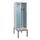 locker met bank,voor scheiding van kleding,HxBxD 2120x600x815mm,2vak