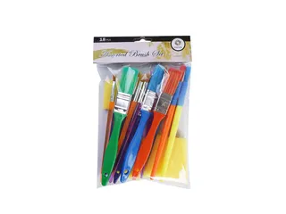 Penselen en foambrushes Conda 18-delig - 1