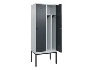 locker voor scheiding van kleding,HxBxD 2120x800x500mm,2vak - 2