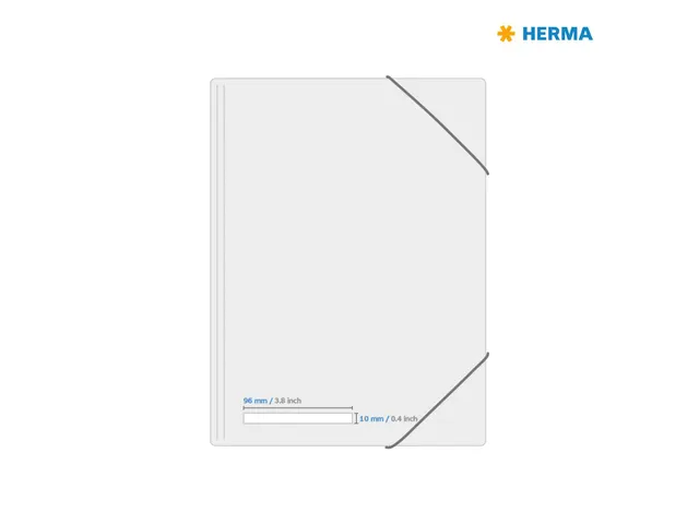 HERMA 10015 Verwijderbare etiketten A4 96x10mm Wit 1350 stuks