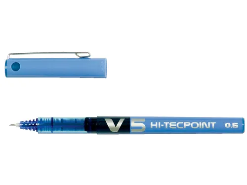 Rollerpen Pilot Hi-Tecpoint V5 0.5mm Fijne punt Blauw