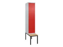 locker voor scheiding van kleding,HxBxD 2120x400x815mm,1vak