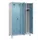 locker voor scheiding van kleding,HxBxD 1950x1200x500mm,4vak