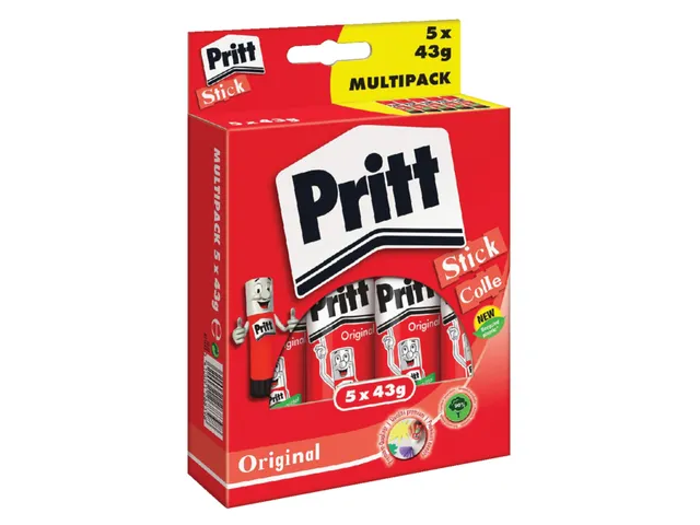 Lijmstift Pritt Original Groot 43gr Promopack 4+1 gratis