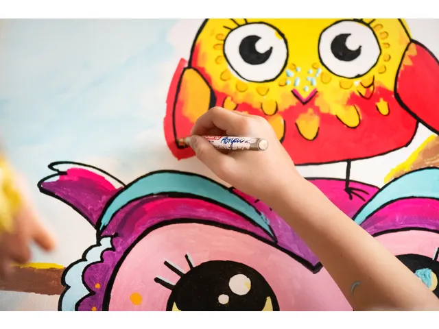 Acrylmarker edding e-5100 medium verkeersgeel