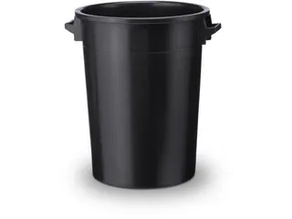 ton,HxØ 670x520mm,100l,HDPE,zwart - 1