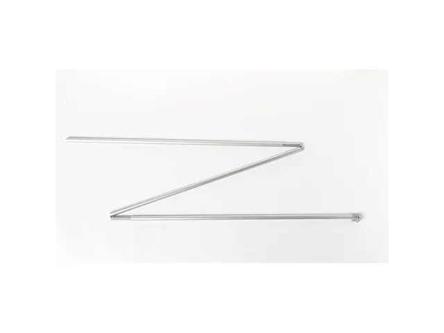 Roll-Banner Basic 2 Voeten 120x200cm Zilver