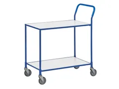 tafelwagen,draagverm. 150kg,2xstaalplaat,laadvl. LxB 760x430mm