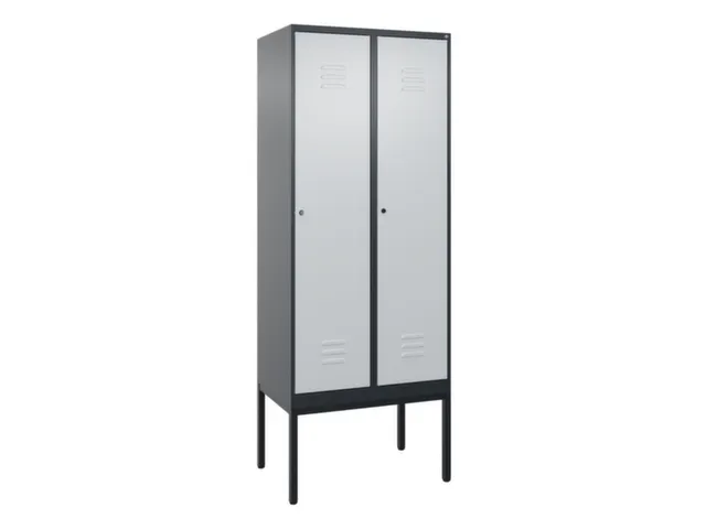 locker voor scheiding van kleding,HxBxD 2120x800x500mm,2vak