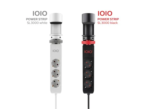 IOIO desktop stekkerdoos SL3000 3-voudig + 3x USB Zwart