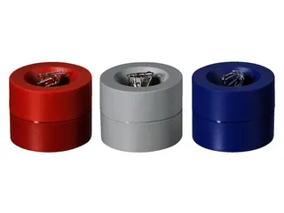 Papercliphouder MAUL Pro Ø73x60mm blauw - 3