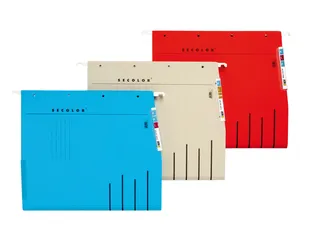 Hangmap Secolor lateraal voor legbord rood - 3