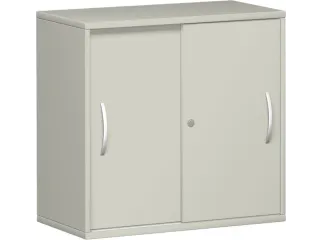 Schuifdeurkast,Decor Romp Lichtgrijs,Decor Front Lichtgrijs - 1