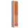 Lockerkast 1800x310x500mm 1x5 vakken cilinderslot, sokkel, RAL3000