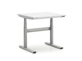ESD-montagetafel,HxBxD 630-1270x900x800mm,blad gelamineerd grijs - 1