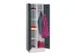 kleding-/wasgoedkast,HxBxD 1850x600x500mm,RAL7035,front RAL7016