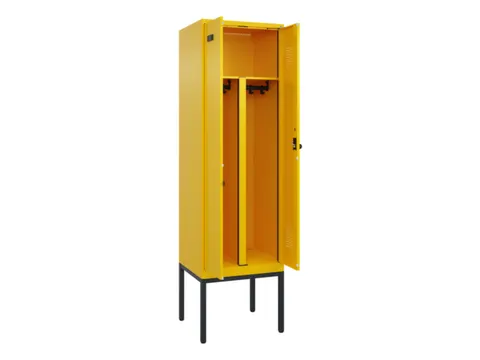 PBM-locker,HxBxD 2120x600x500mm,2vak,vak B 300mm,draaigrendel