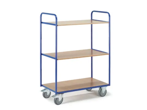 etagewagen,draagverm. 250kg,3etage(s),laadvl. LxB 1000x600mm,MDFetage