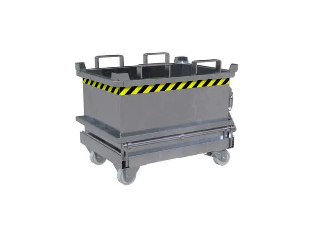mini-bodemklepcontainer,HxLxB 625x600x800mm,0,13m³,inrijbeugel,staal