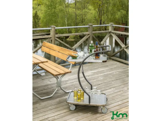 etagewagen,draagverm. 120kg,2etage(s),laadvl. LxB 595x360mm,grijs