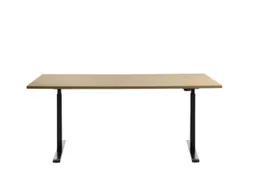 Elektrisch ihv bureau,HxBxD 700-1200x1800x800mm,blad esdoorn