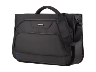 schoudertas Lightpak Solar zwart/blauw Polyester - 1