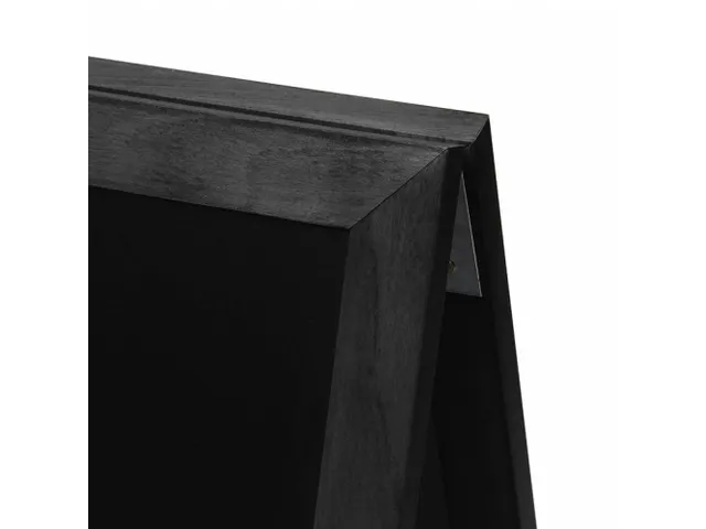 Panneau trottoir bois noir 55x85cm
