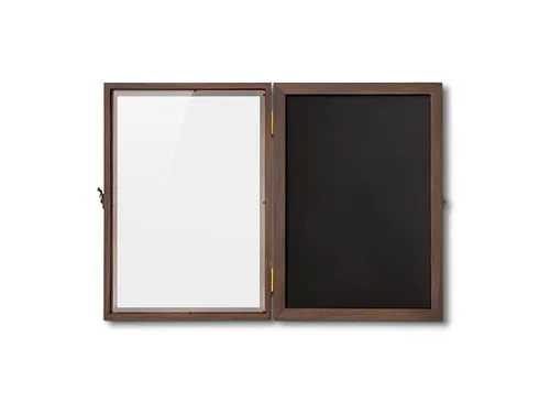 Houten Menuvitrine A3