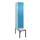 locker met bank,HxBxD 2120x400x815mm,1vak,vak B 400mm,draaigrendel