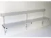 banc pliable,HxLxP 780x2000x380mm,barres alu,structure acier RAL7035
