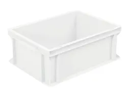 Euronorm Stapelkrat Hxlxb 170x400x300mm 16liter Gesloten Wit