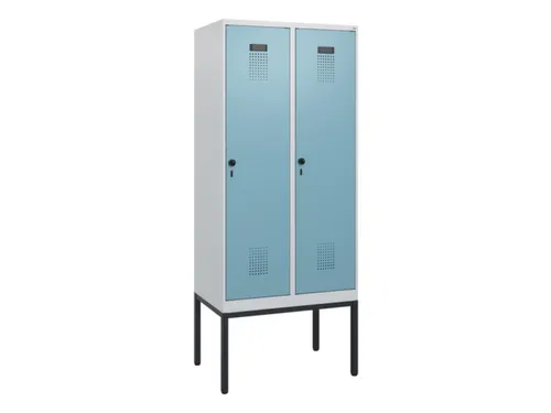 schoollocker,HxBxD 1950x800x500mm,2vak,vak B 400mm,draaigrendel